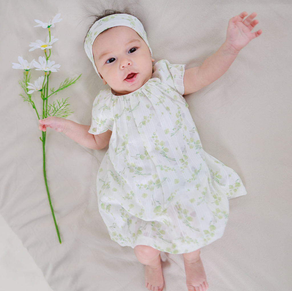 Baby Dress, Headband & Underwear 3 Piece set