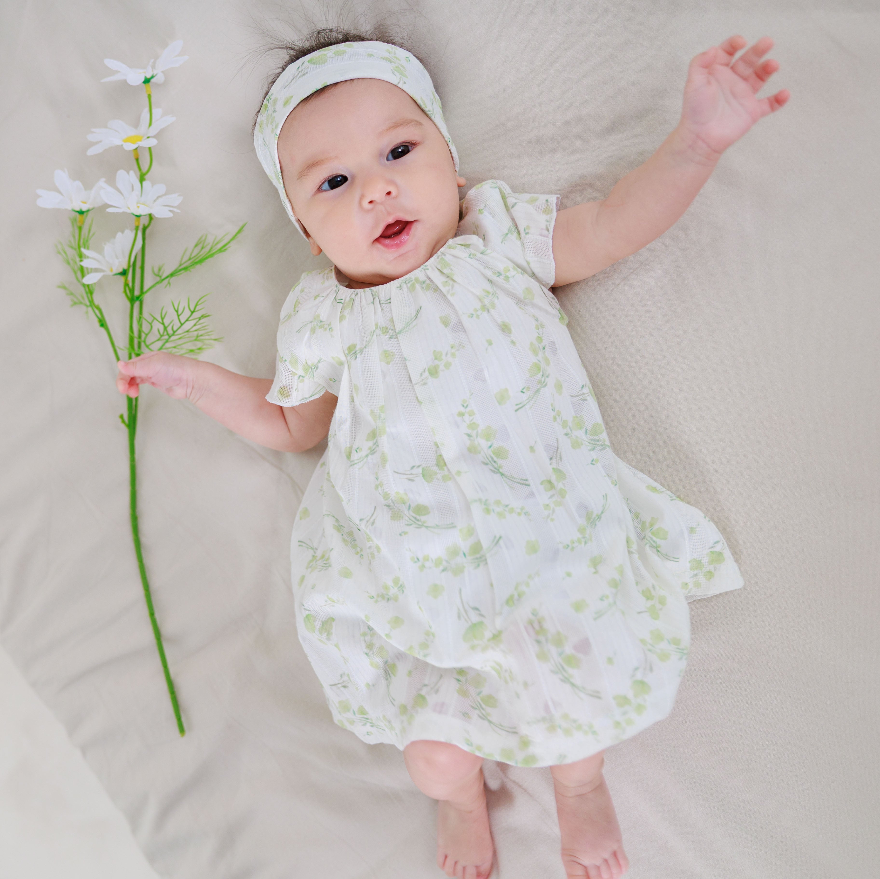 Baby Dress, Headband & Underwear 3 Piece set