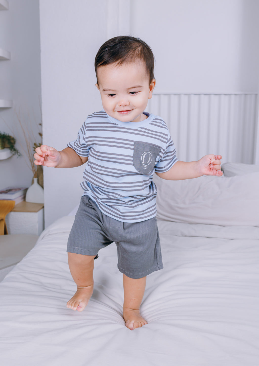 T-Shirt, Bib & Shorts (3 Piece Set)