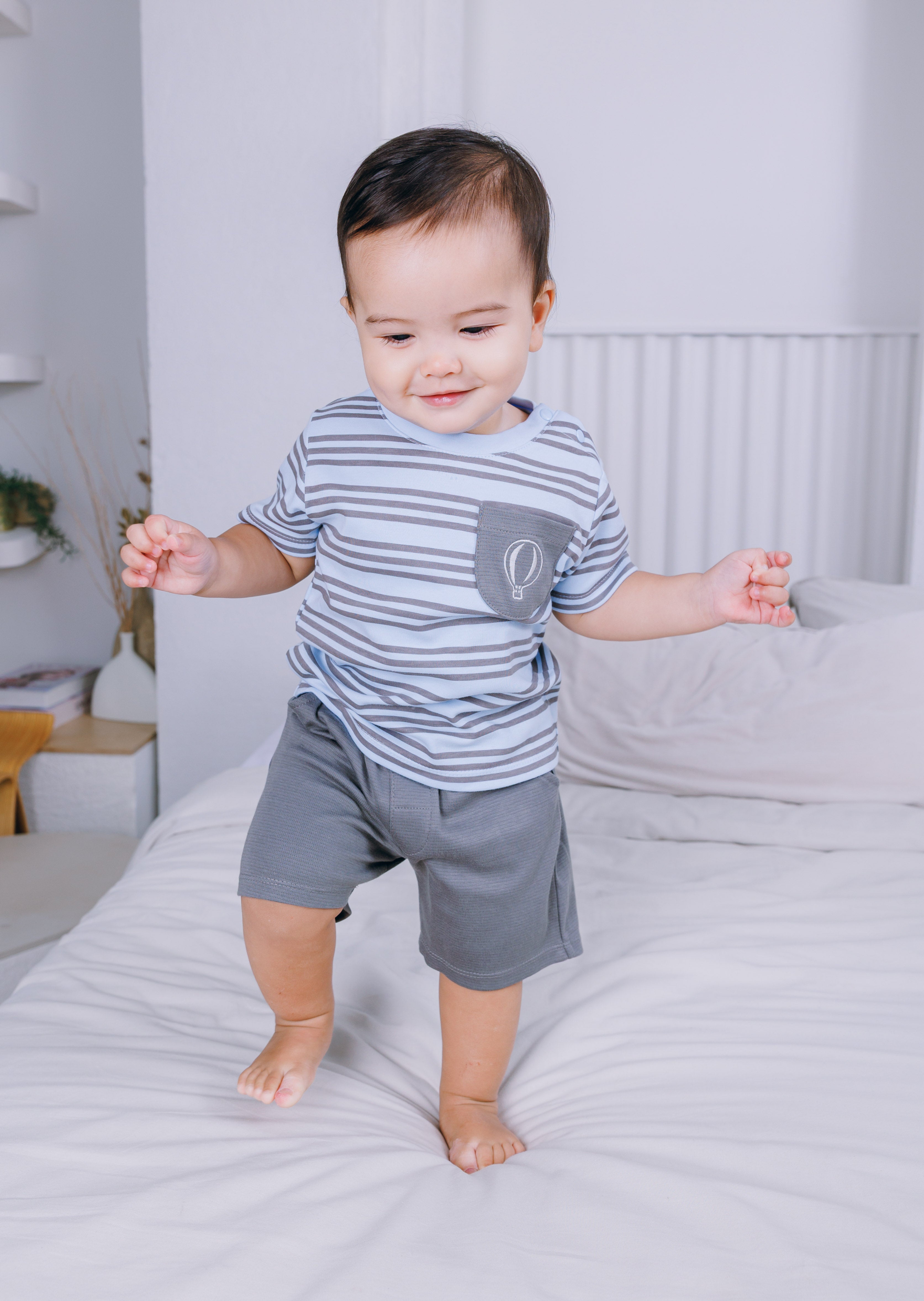 T-Shirt, Bib & Shorts (3 Piece Set)