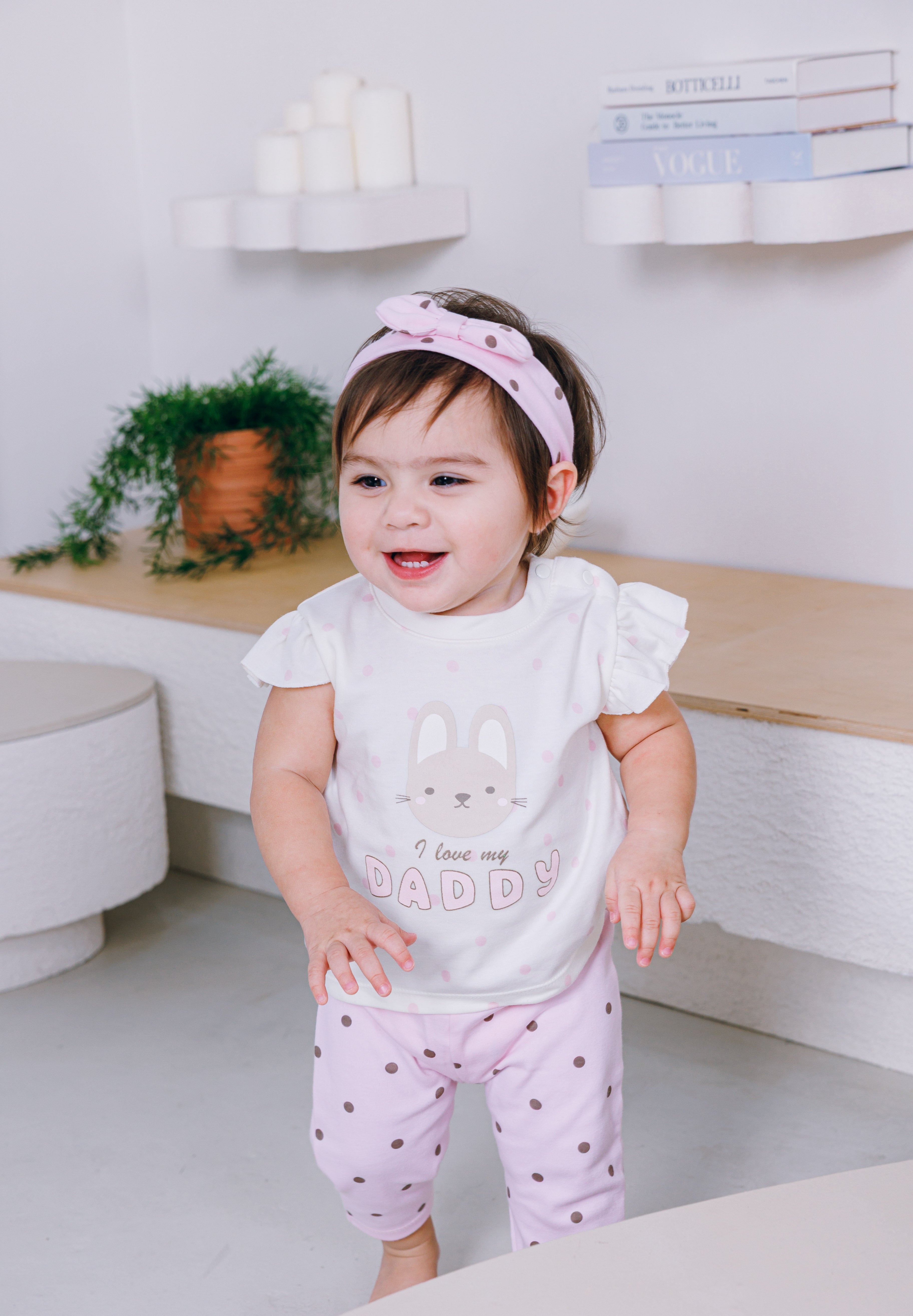 T-Shirt, Legging & Headband (3 Piece Set)