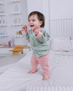 Cap, Cardigan & Pants (3 Piece Set)
