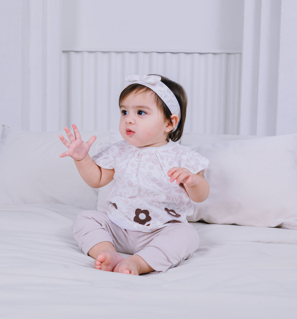 T-Shirt, Leggings & Headband (3 Piece Set)