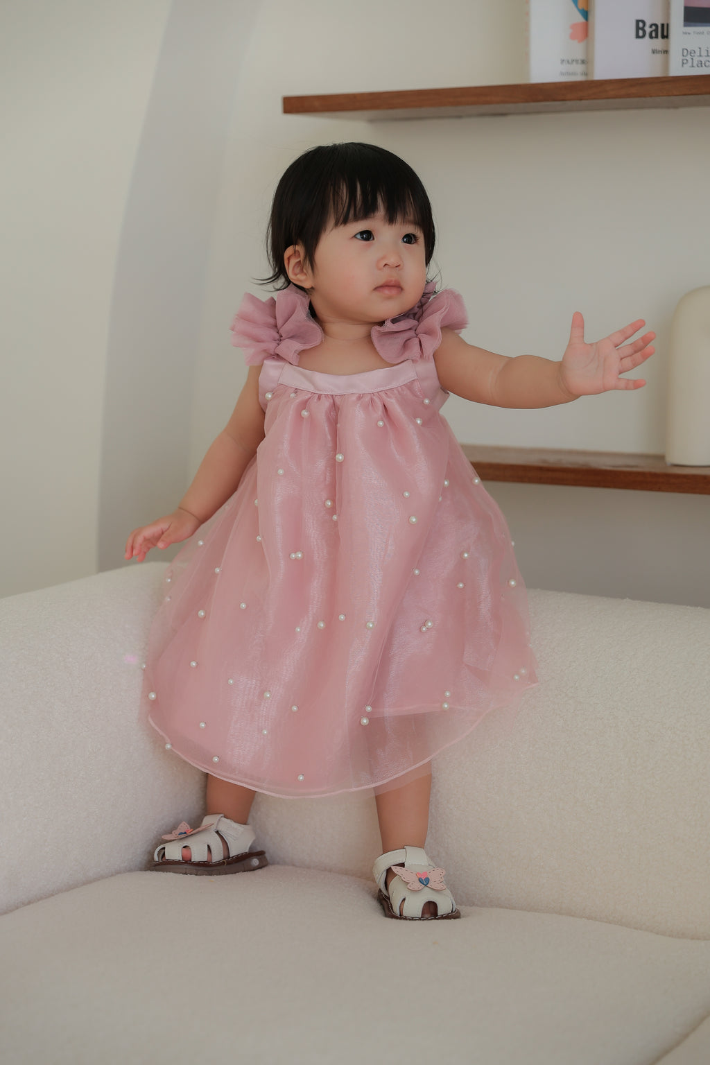 Pink Pearl Party Dress