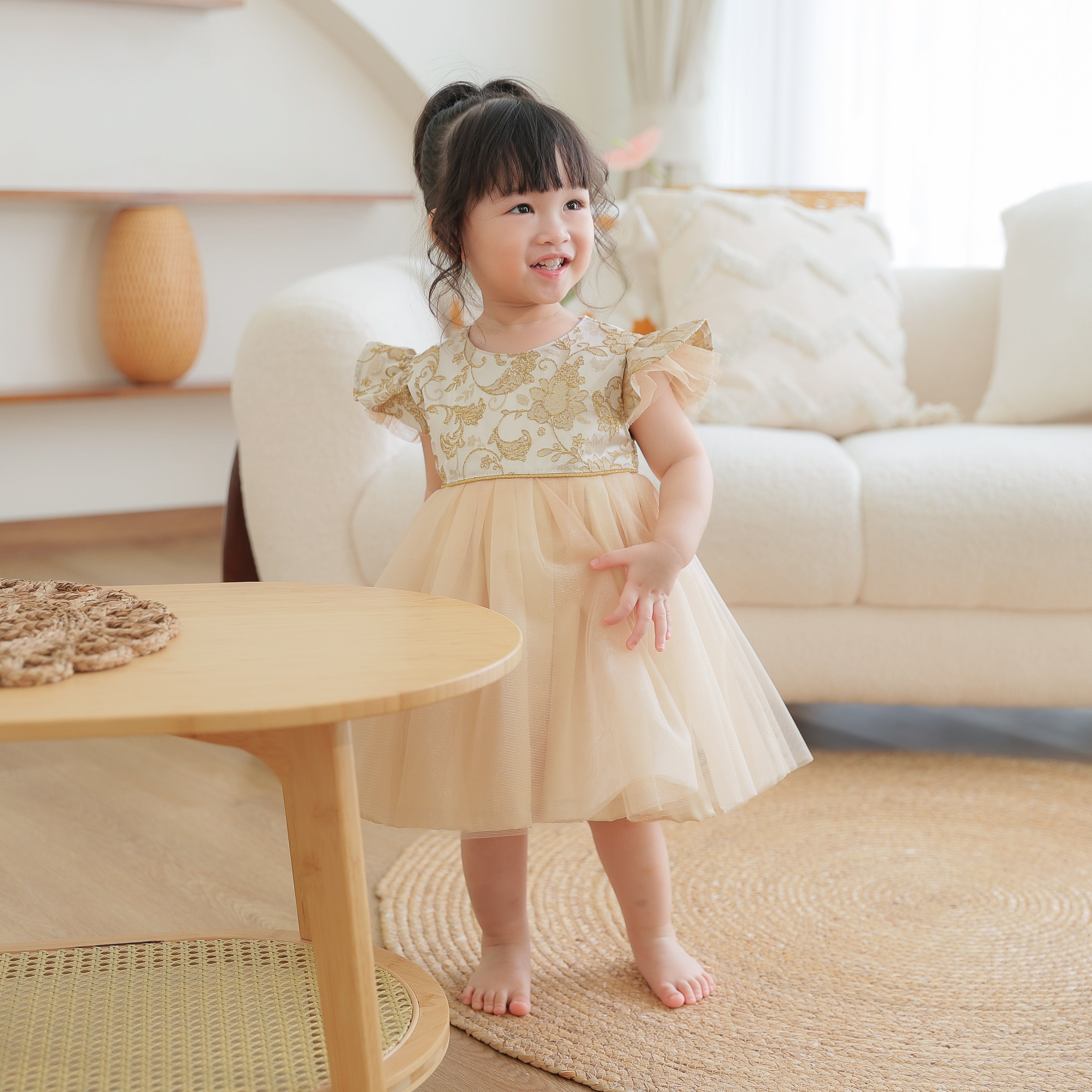 Gold Baby Party Dress