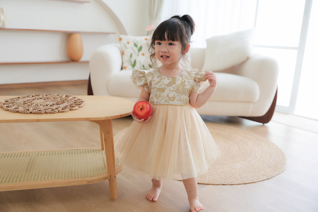 Gold Baby Party Dress