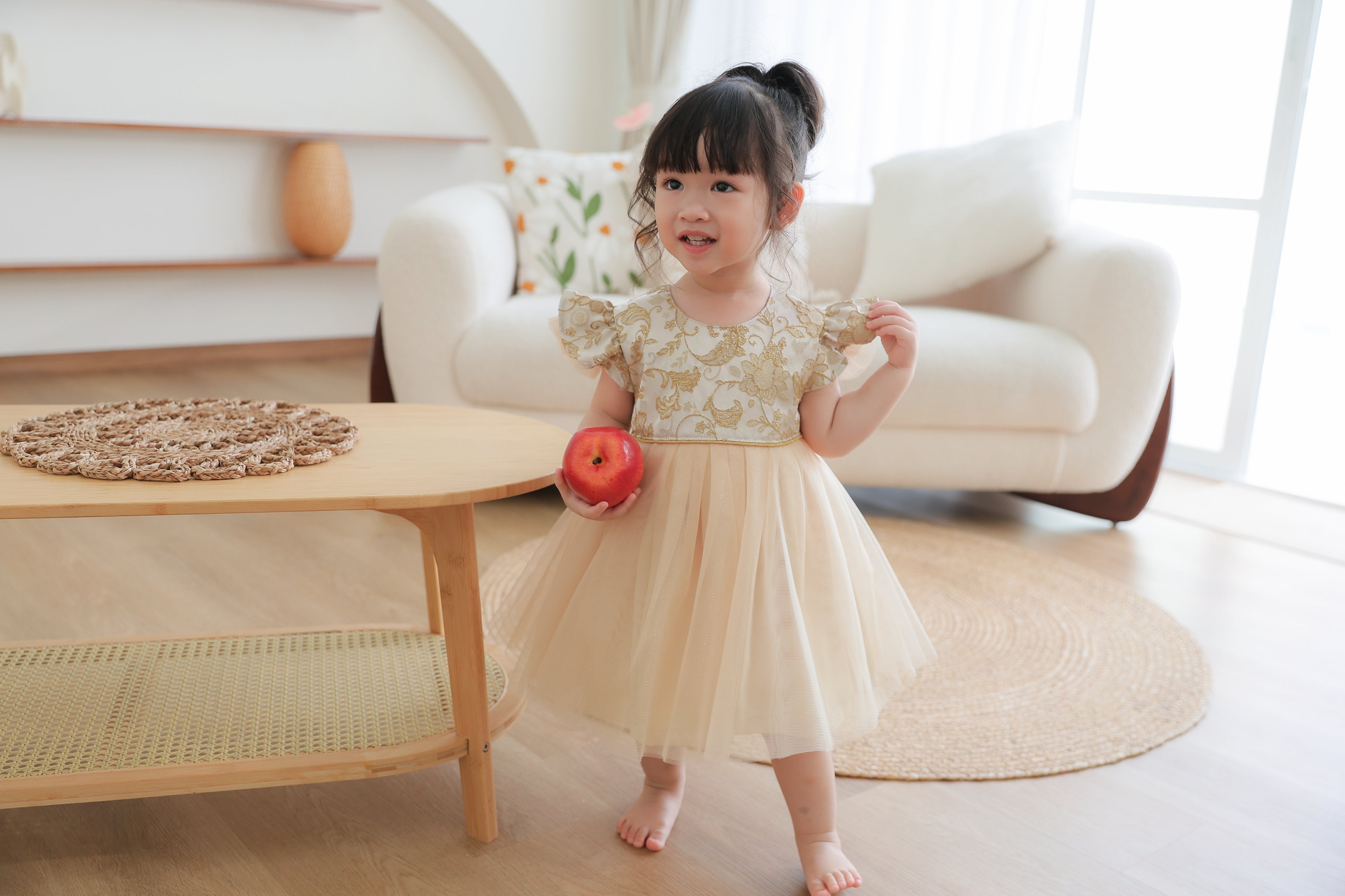 Gold Baby Party Dress