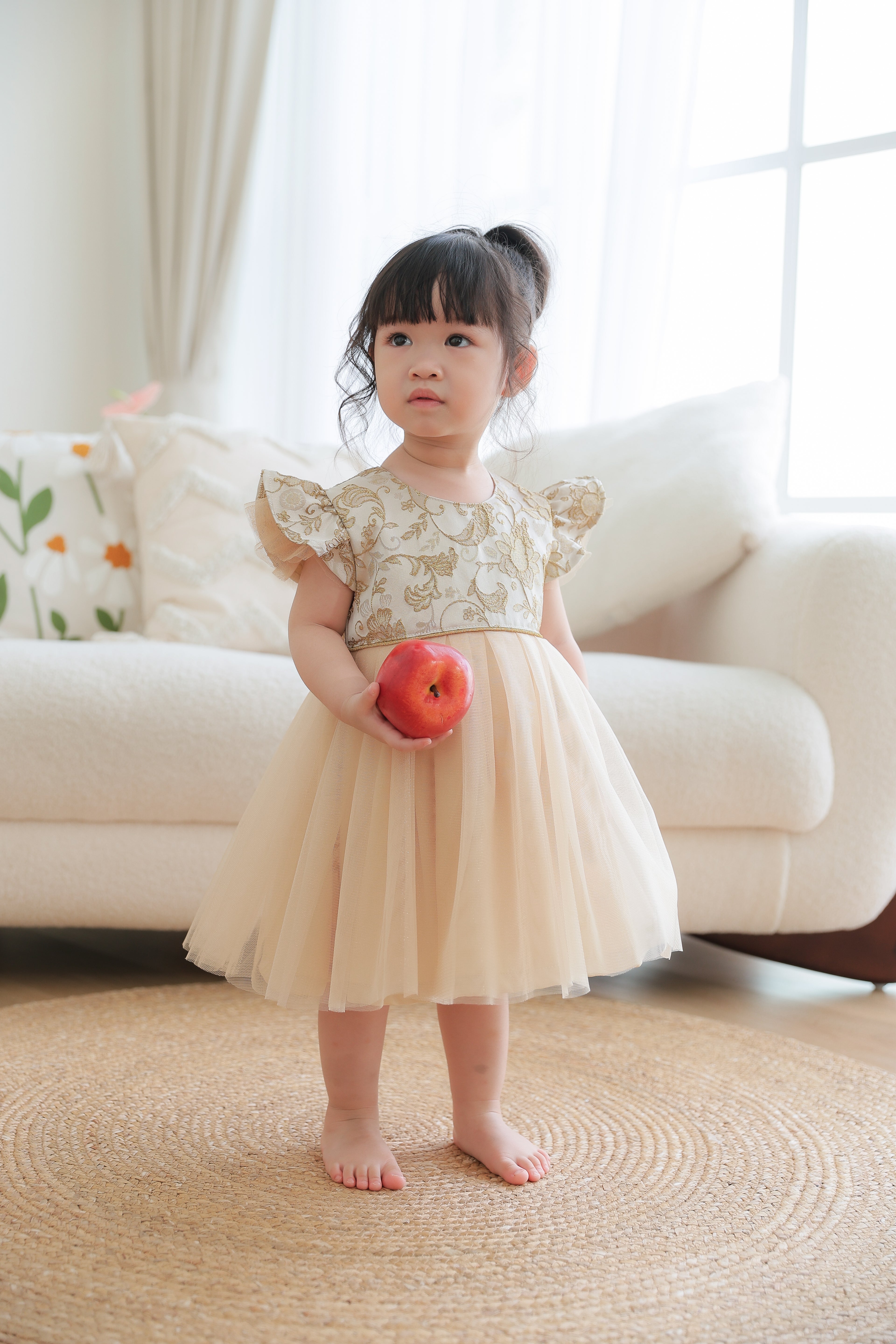 Gold Baby Party Dress