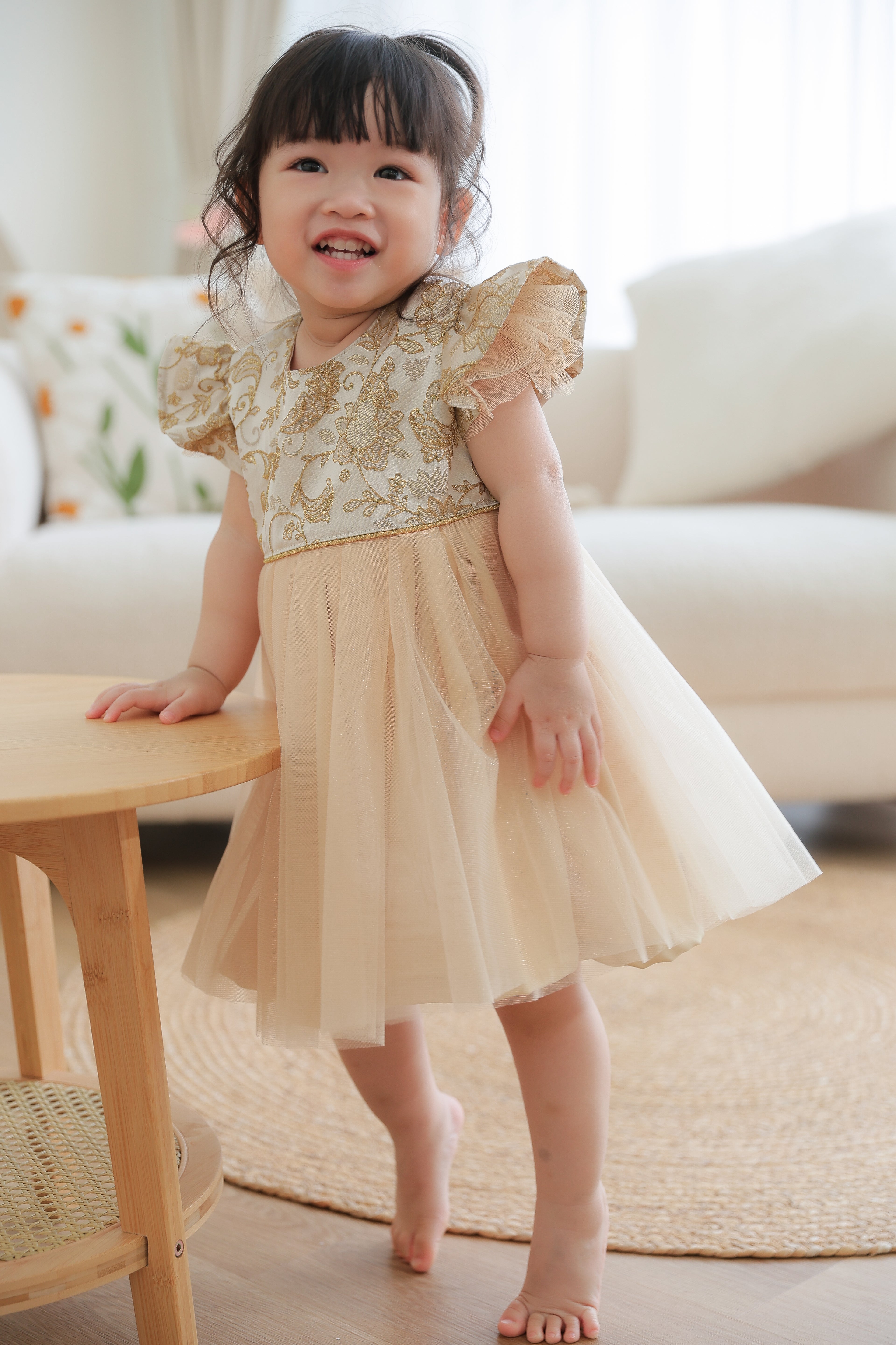 Gold Baby Party Dress