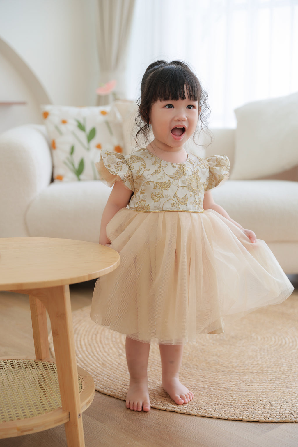 Gold Baby Party Dress