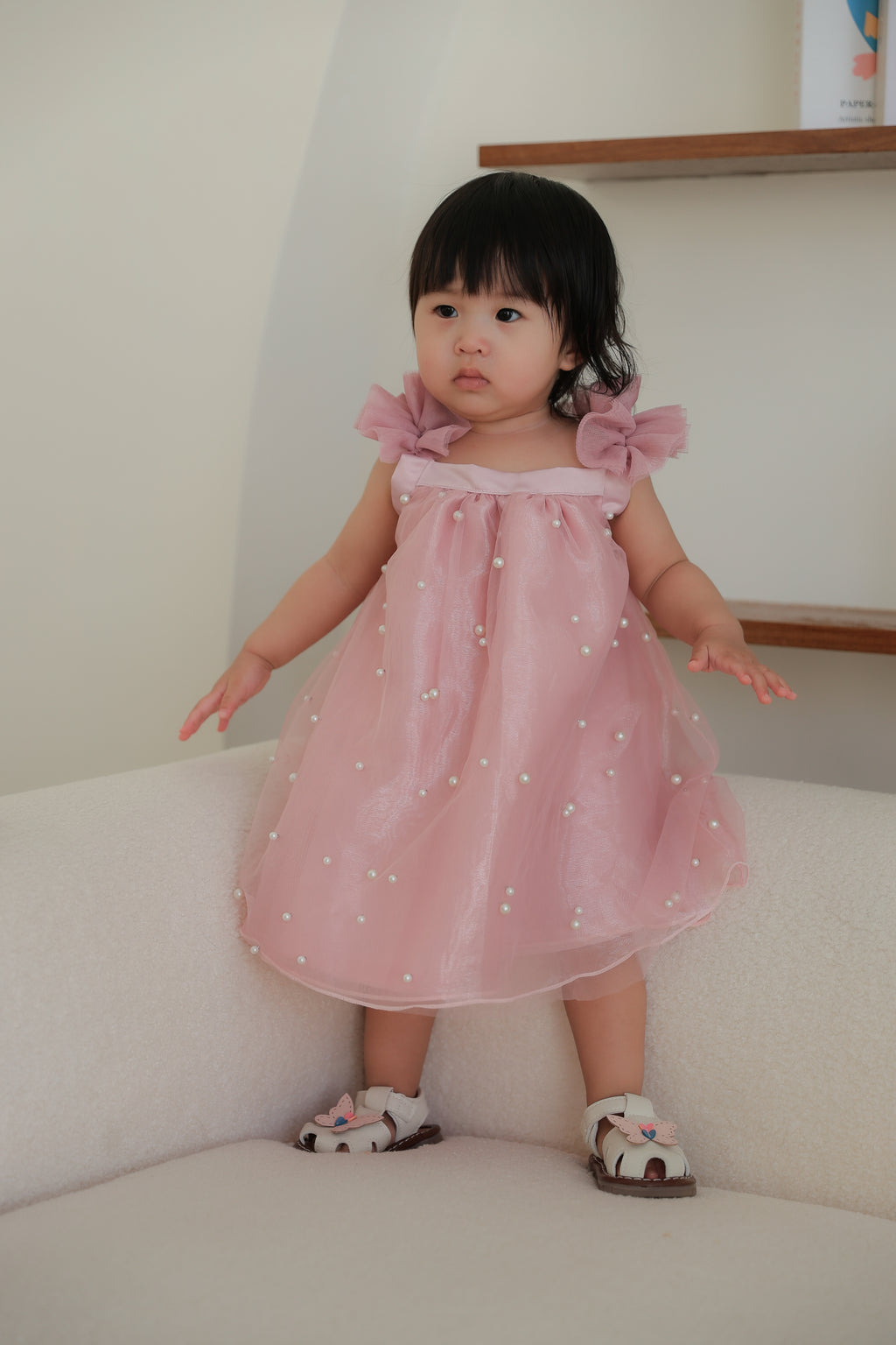 Pink Pearl Party Dress