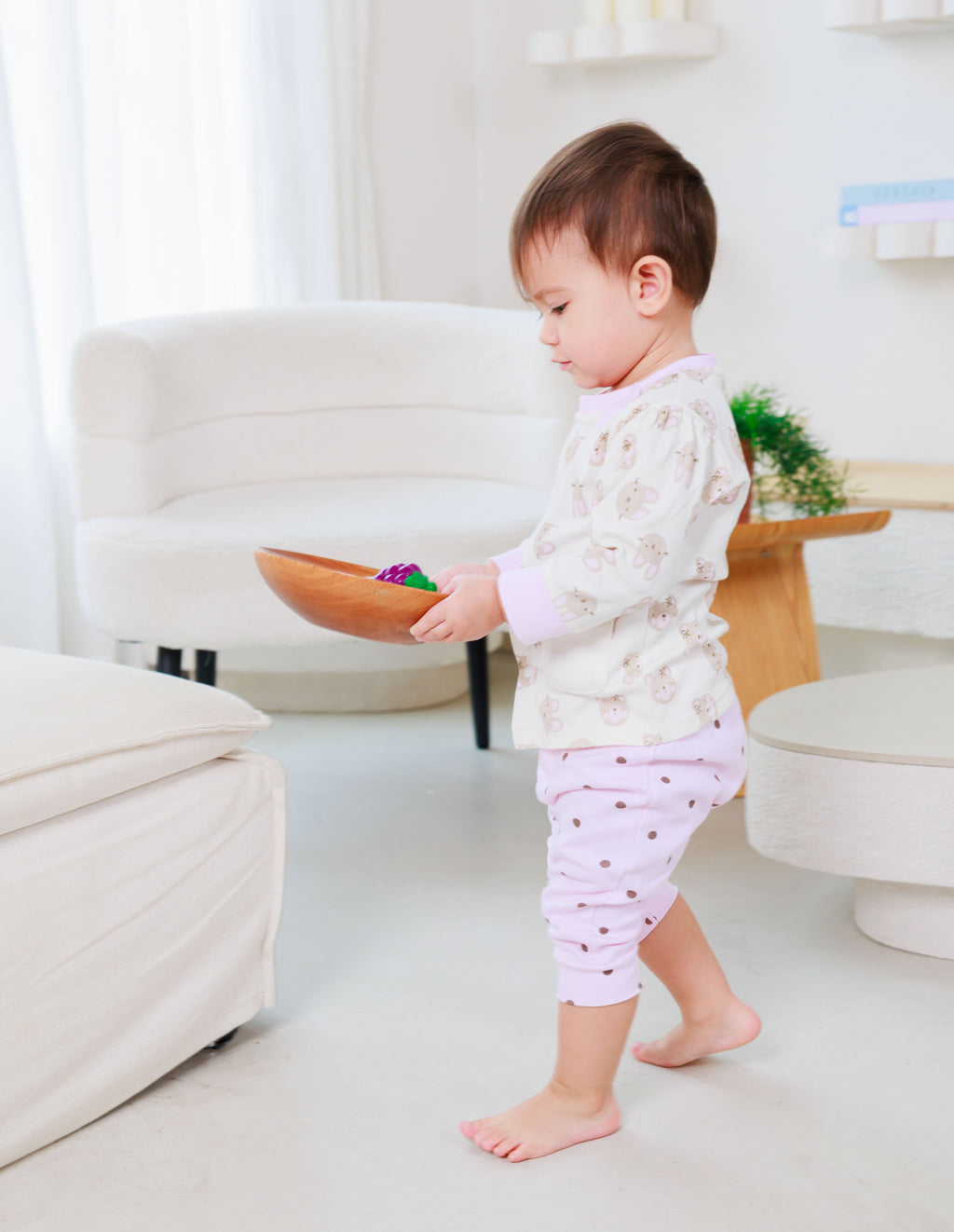 Cap, Cardigan & Pants (3 Piece Set)