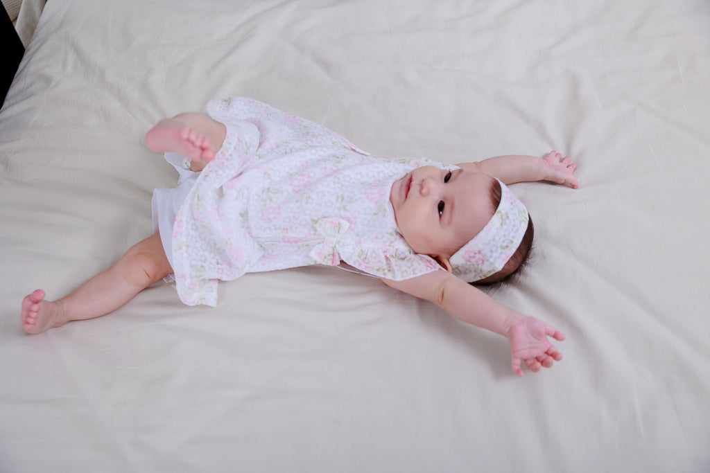 Baby Dress, Headband & Underwear 3 Piece set