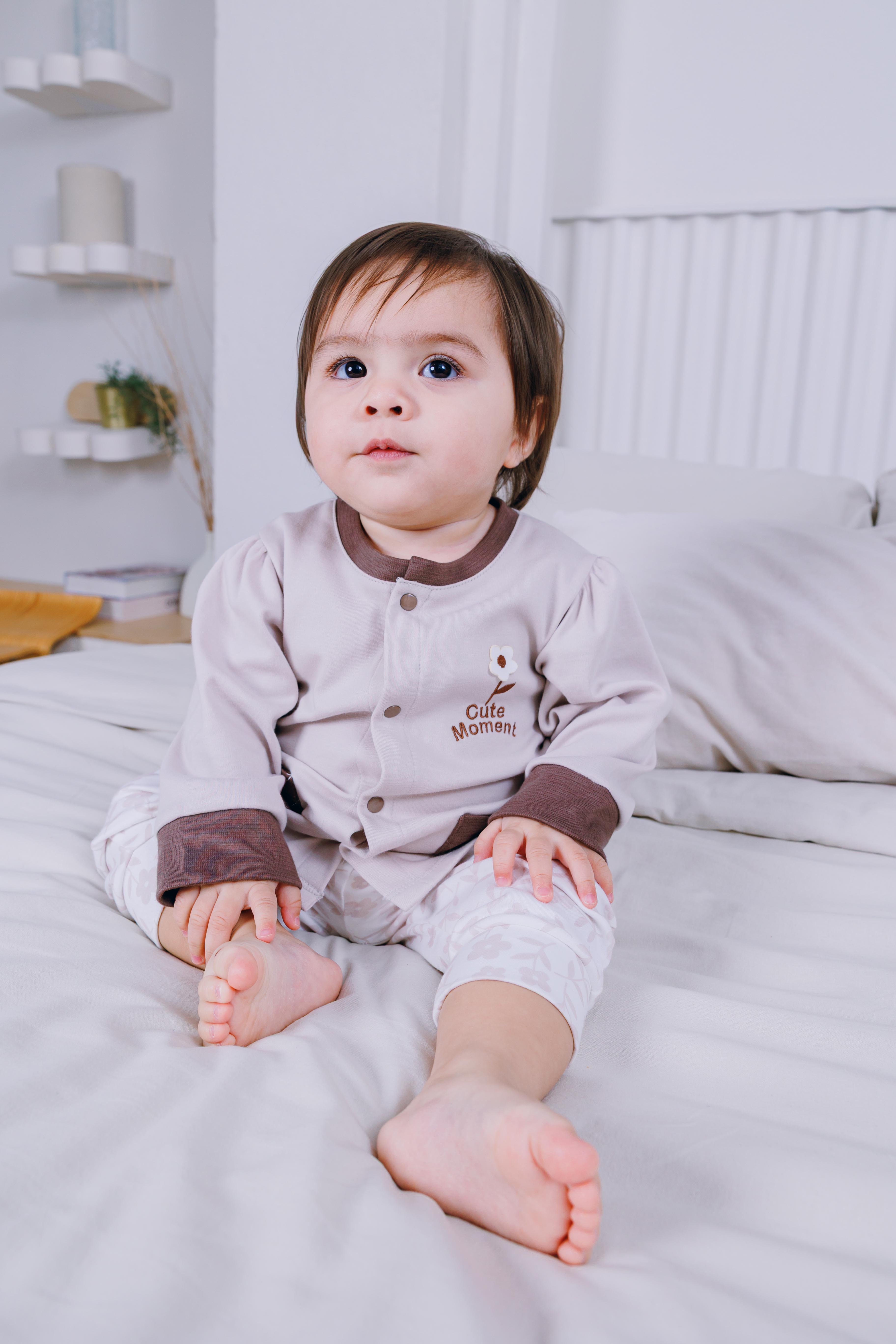 Cap, Cardigan & Pants (3 Piece Set)