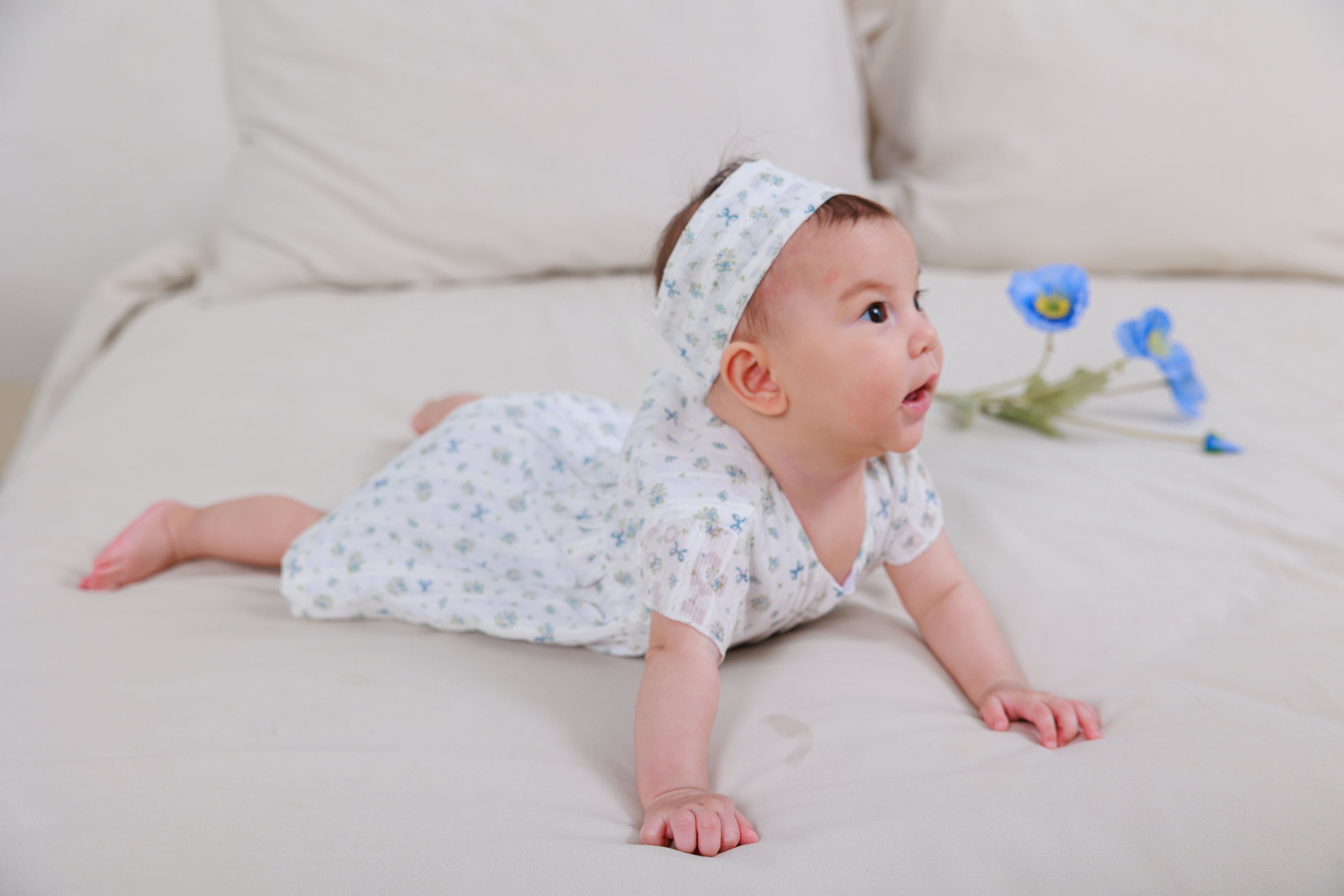Baby Dress, Headband & Underwear 3 Piece set