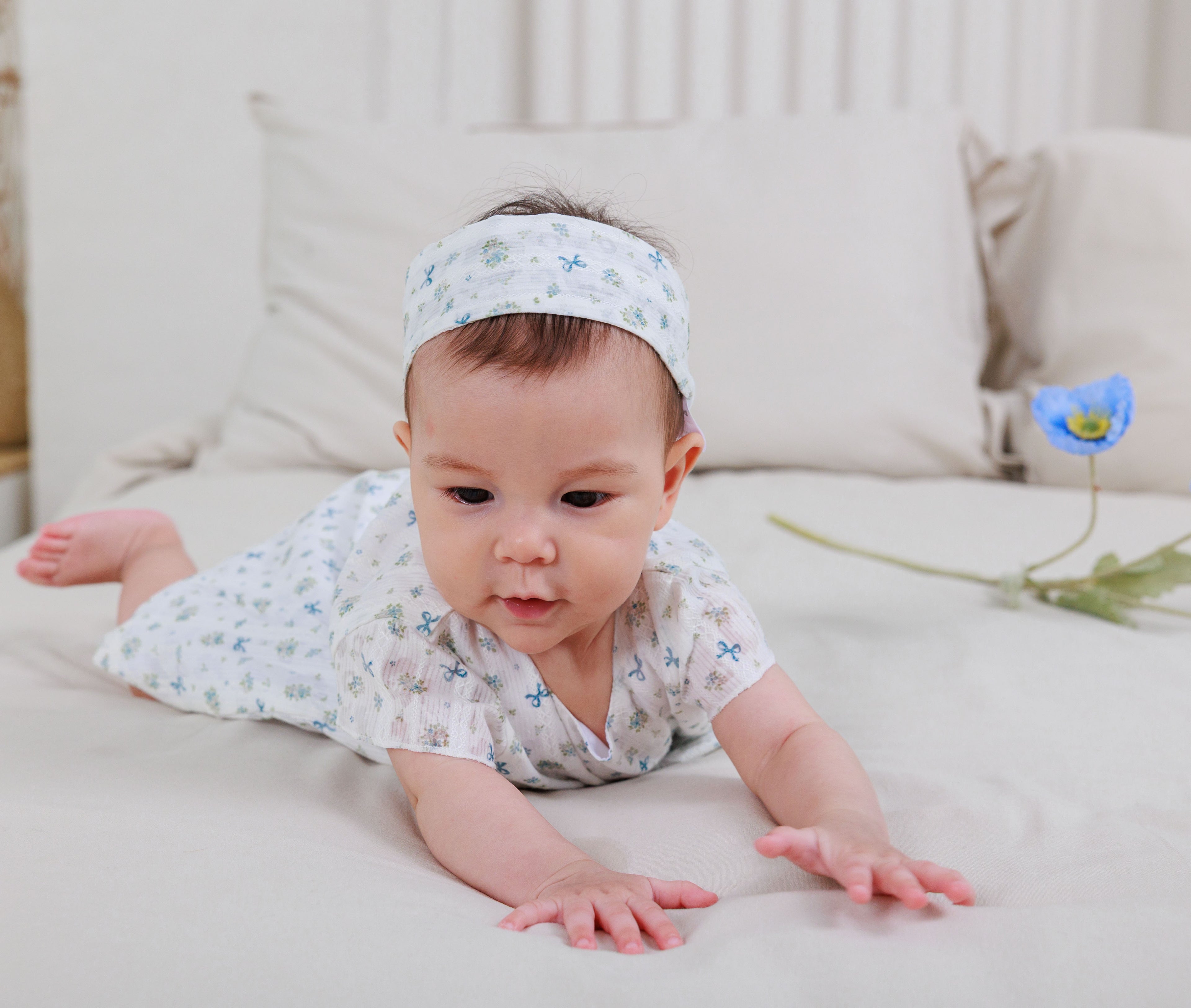 Baby Dress, Headband & Underwear 3 Piece set